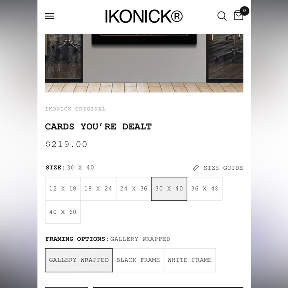 Canvas Art Ikonick Card - Picture 5 of 5